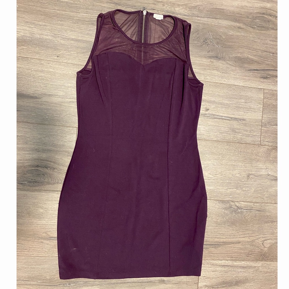 Garage Bodycon Dress Purple size L